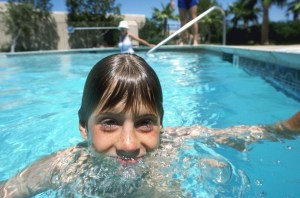 Boy in Swimming Pool